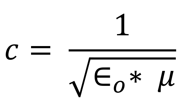 Equation for the Speed of Light